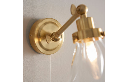 Navi Wall Light - Brushed Brass