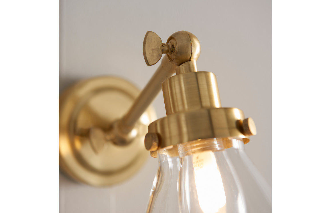 Navi Wall Light - Brushed Brass