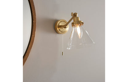 Navi Wall Light - Brushed Brass