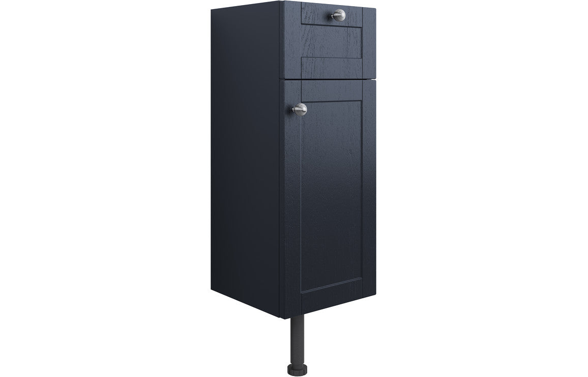Badar 300mm 1 Drawer  1 Door Base Unit - Indigo Ash