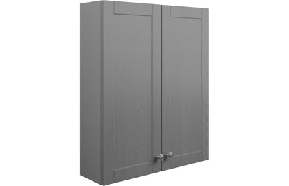 Badar 600mm 2 Door Wall Unit - Grey Ash