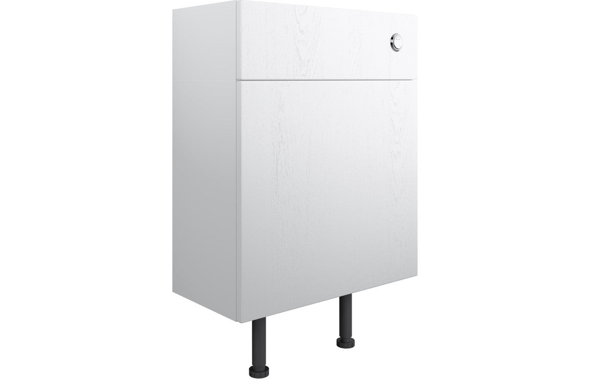 Badar 600mm WC Unit - Satin White Ash