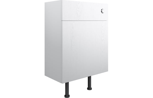 Badar 600mm WC Unit - Satin White Ash