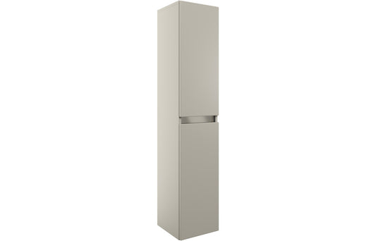 Cordelia 300mm 2 Door Wall Hung Tall Unit - Latte