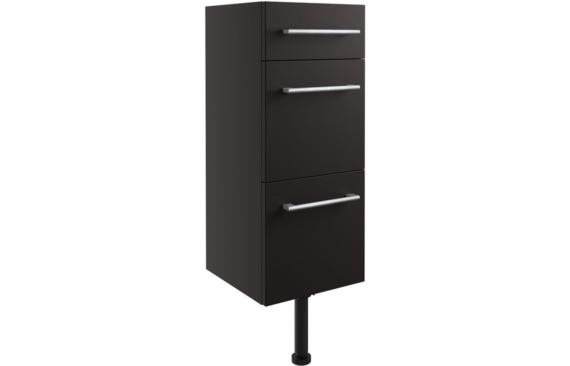 Atlas 300mm 3 Drawer Unit - Matt Graphite Grey