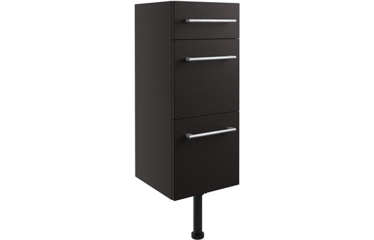 Atlas 300mm 3 Drawer Unit - Matt Graphite Grey