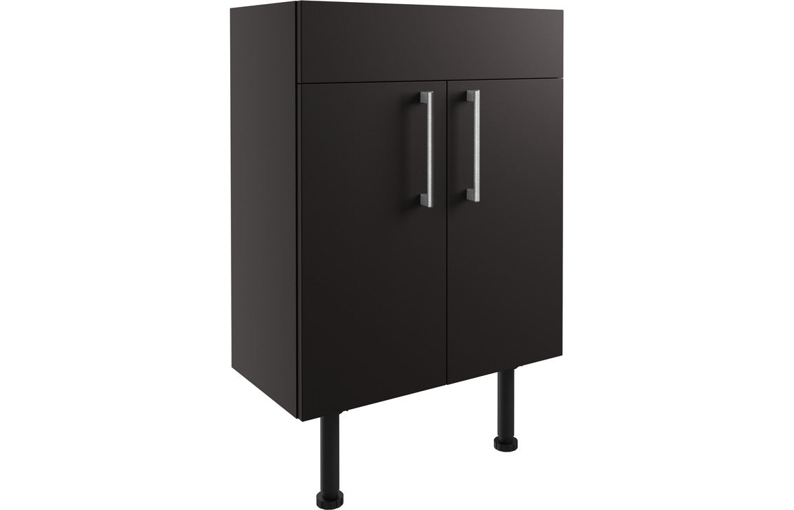 Atlas 600mm Basin Unit - Matt Graphite Grey