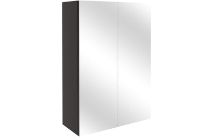 Atlas 500mm Mirrored Unit - Matt Graphite Grey