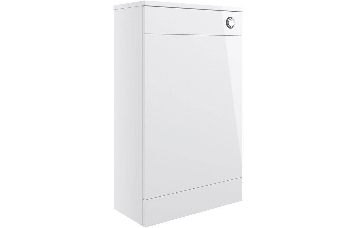 Vesper 500mm Floor Standing WC Unit - White Gloss