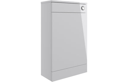 Vesper 500mm Floor Standing WC Unit - Grey Gloss