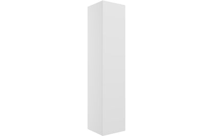 Stella 350mm Wall Hung 1 Door Tall Unit - Matt White