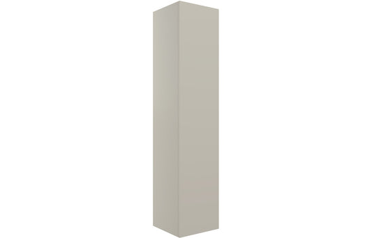 Stella 350mm Wall Hung 1 Door Tall Unit - Matt Latte