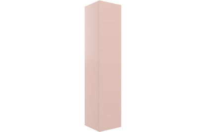 Stella 350mm Wall Hung 1 Door Tall Unit - Matt Antique Rose