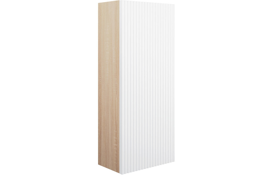 Tarak 300mm 1 Door Wall Unit - Matt White