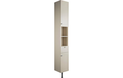 Badar 300mm 2 Door Tall Unit - Matt Latte