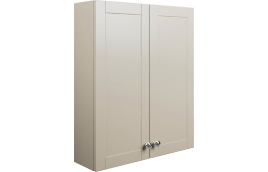 Badar 600mm 2 Door Wall Unit - Matt Latte