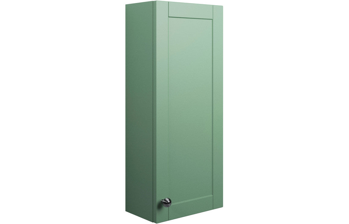 Badar 300mm 1 Door Wall Unit - Matt Sage Green