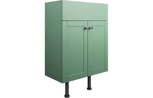 Badar 600mm 2 Door Basin Unit - Matt Sage Green