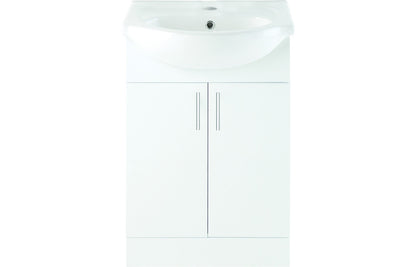 Zosma 560mm Floor Standing Basin Unit & Mirror Pack