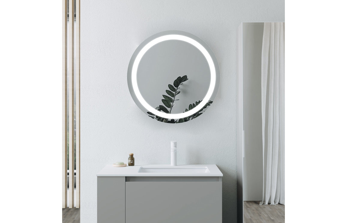 Portia 600mm Round Front-Lit LED Mirror