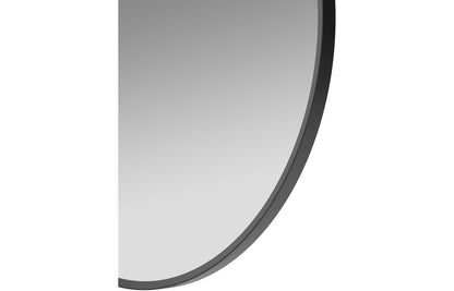 Karin 500mm Round Mirror - Matt Black