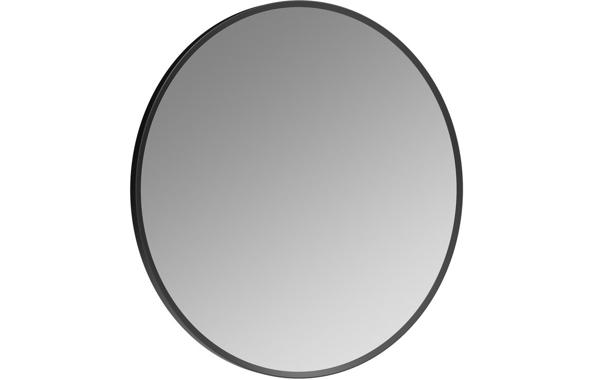 Karin 500mm Round Mirror - Matt Black