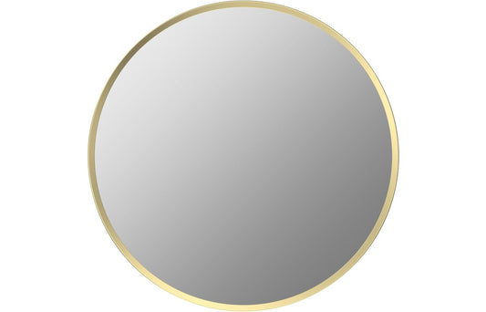 Karin 500mm Round Mirror - Brushed Brass