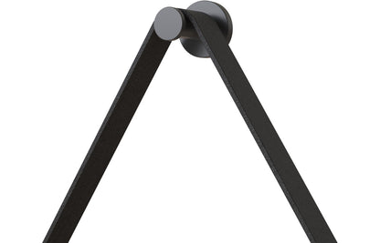 Navi 600mm Round Mirror - Matt Black