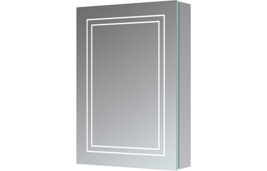 Shaula 500mm 1 Door Front-Lit LED Mirror Cabinet