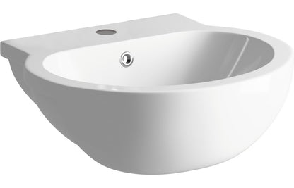 Maia 540x500mm 1TH Semi Recessed Basin