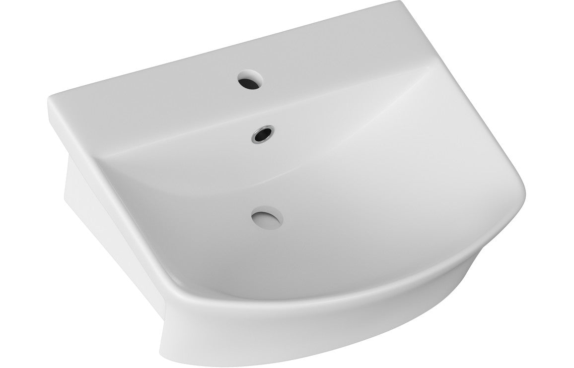 Hesper 500x400mm 1TH Semi Recessed Basin
