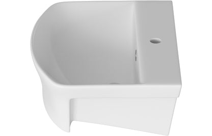 Hesper 500x400mm 1TH Semi Recessed Basin