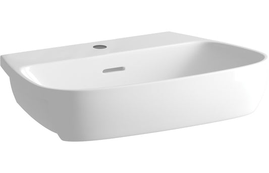 Sidra 495x415mm 1TH Semi Recessed Basin