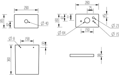 Maia Close Coupled WC & Soft Close Seat