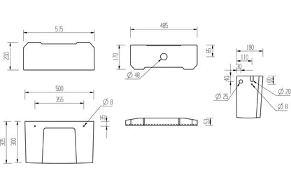 Solaris High Level WC w/Brushed Brass Finish & Soft Close Seat