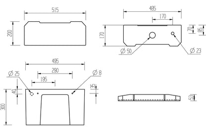 Solaris Low Level WC w/Brushed Brass Finish & Soft Close Seat