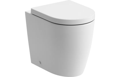 Cresida Rimless Back To Wall Comfort Height WC & Soft Close Seat