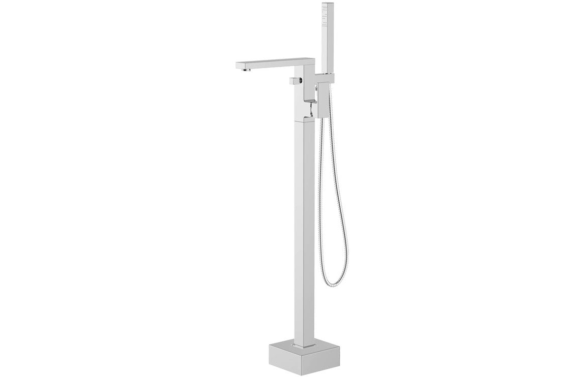 Hydra Floor Standing Bath/Shower Mixer - Chrome