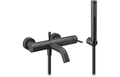 Vema Maira Wall Mounted Bath/Shower Mixer - Matt Black