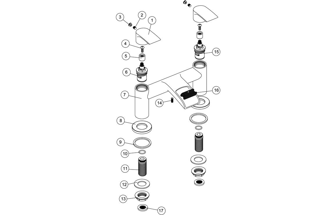 Aysun Basin Mixer - Chrome