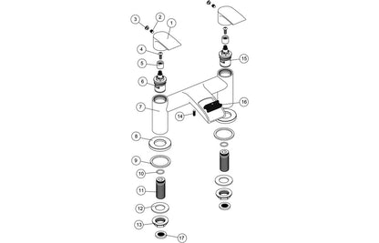 Aysun Basin Mixer - Chrome