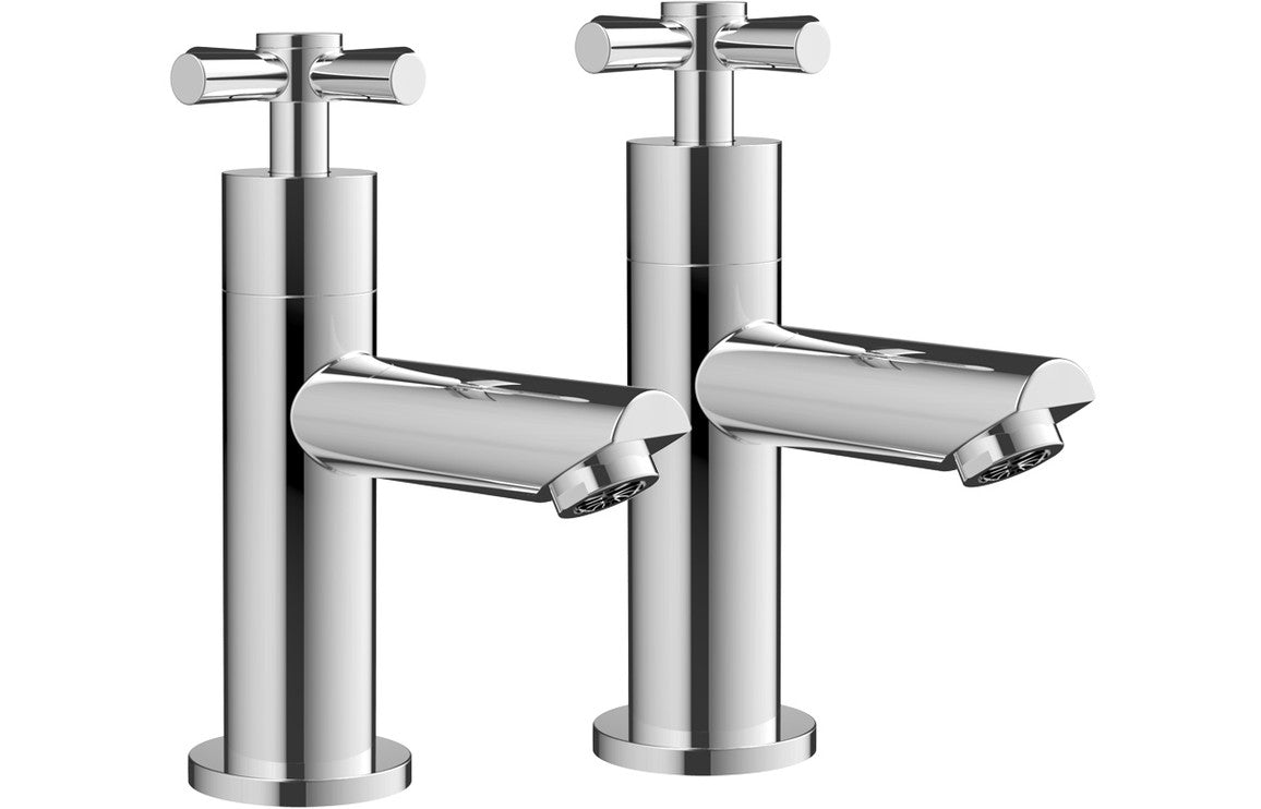 Charon Bath Taps - Chrome