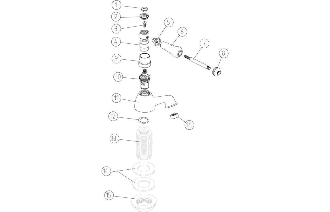 Mona Basin Mixer - Chrome