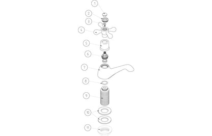 Knox Bath/Shower Mixer - Chrome