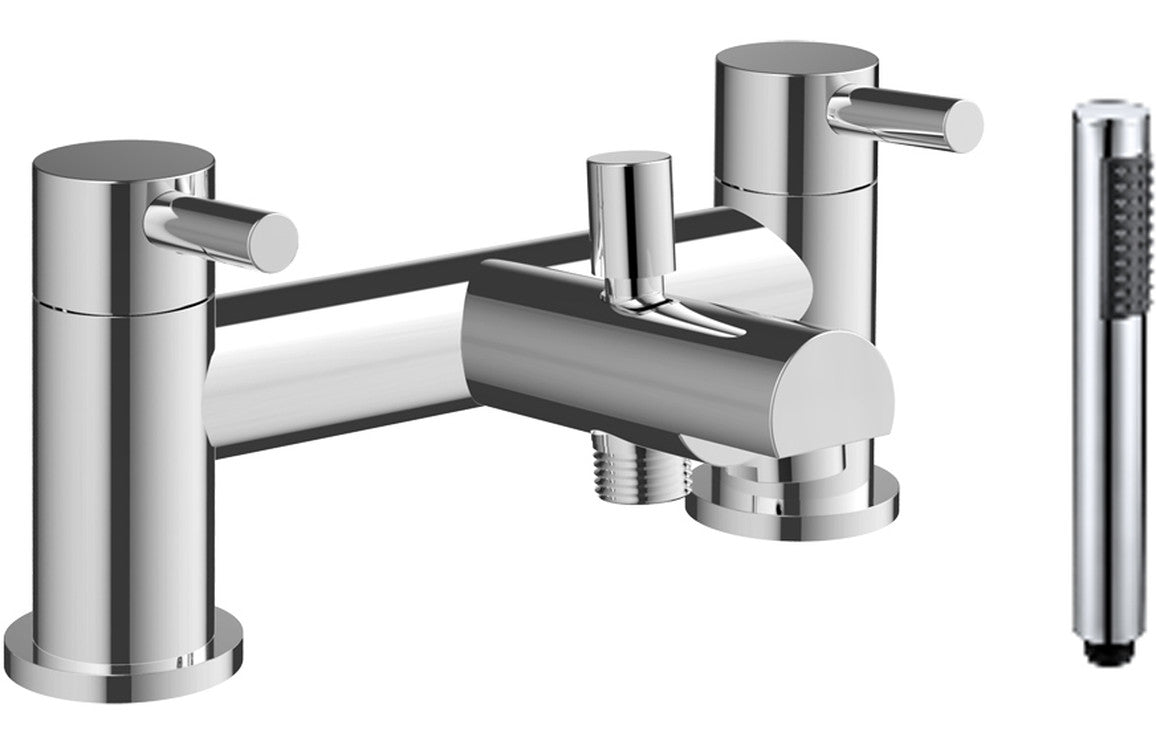 Juno Bath/Shower Mixer & Bracket - Chrome