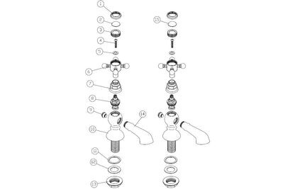 Bellatrix Bath/Shower Mixer - Chrome