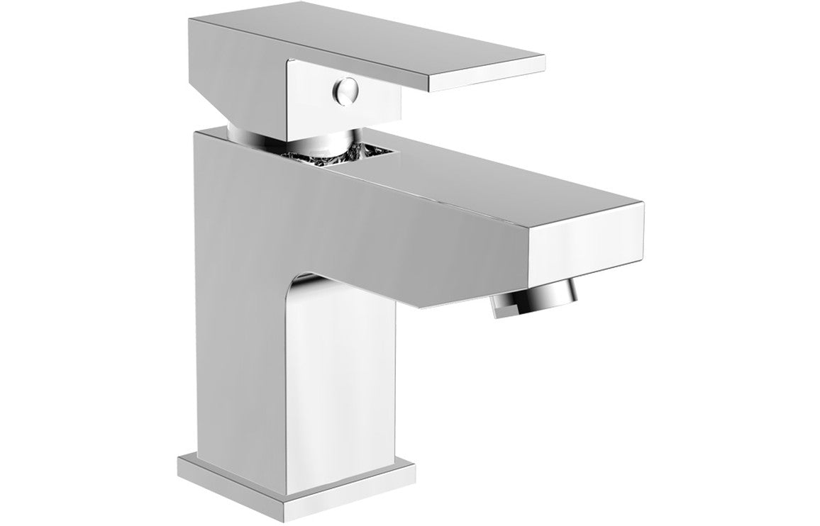 Palas Basin Mixer & Waste - Chrome