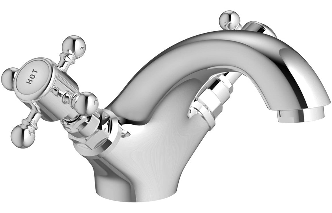 Arpina Basin Mixer & Pop Up Waste - Chrome