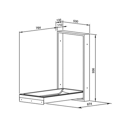 Dolphin Vertical Baby Changing Unit – Recessed