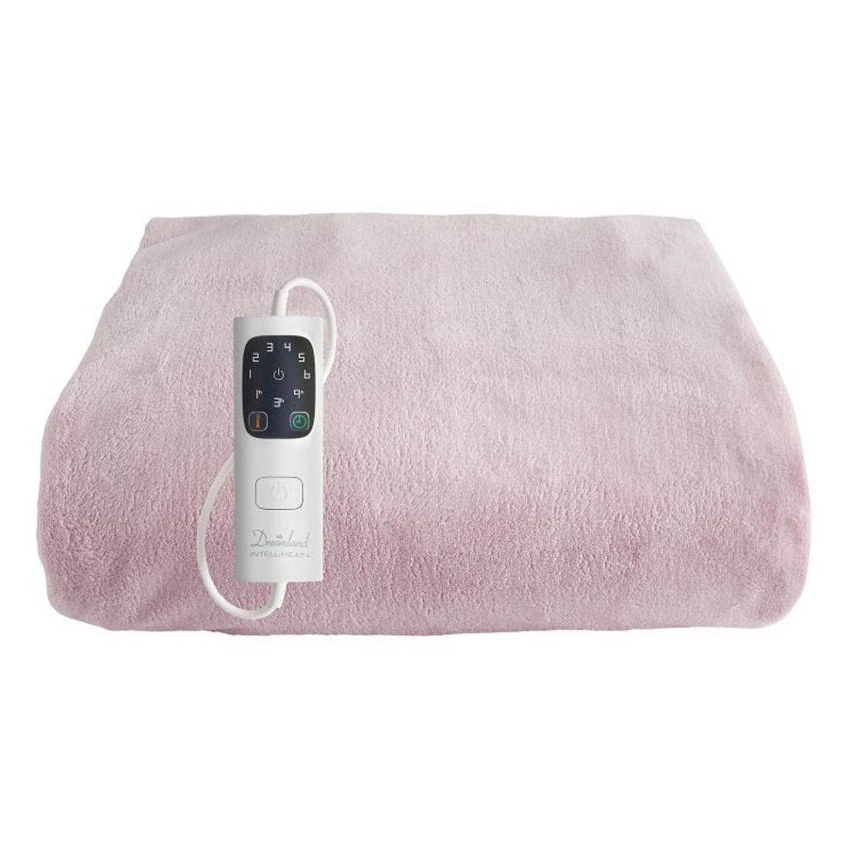 Dreamland Intelliheat Luxury Heated Pink Throw